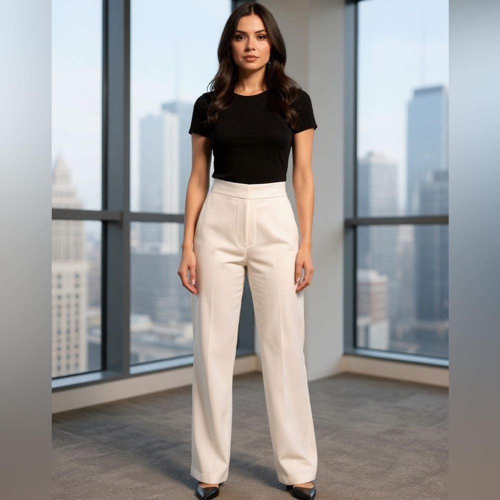 Milly White Women's Pants